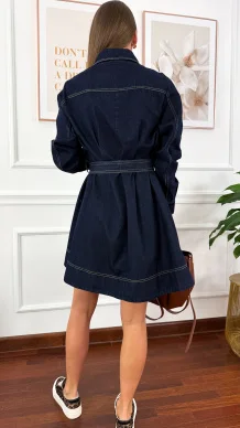 Sukienka Noira ciemny denim