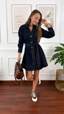 Sukienka Noira ciemny denim