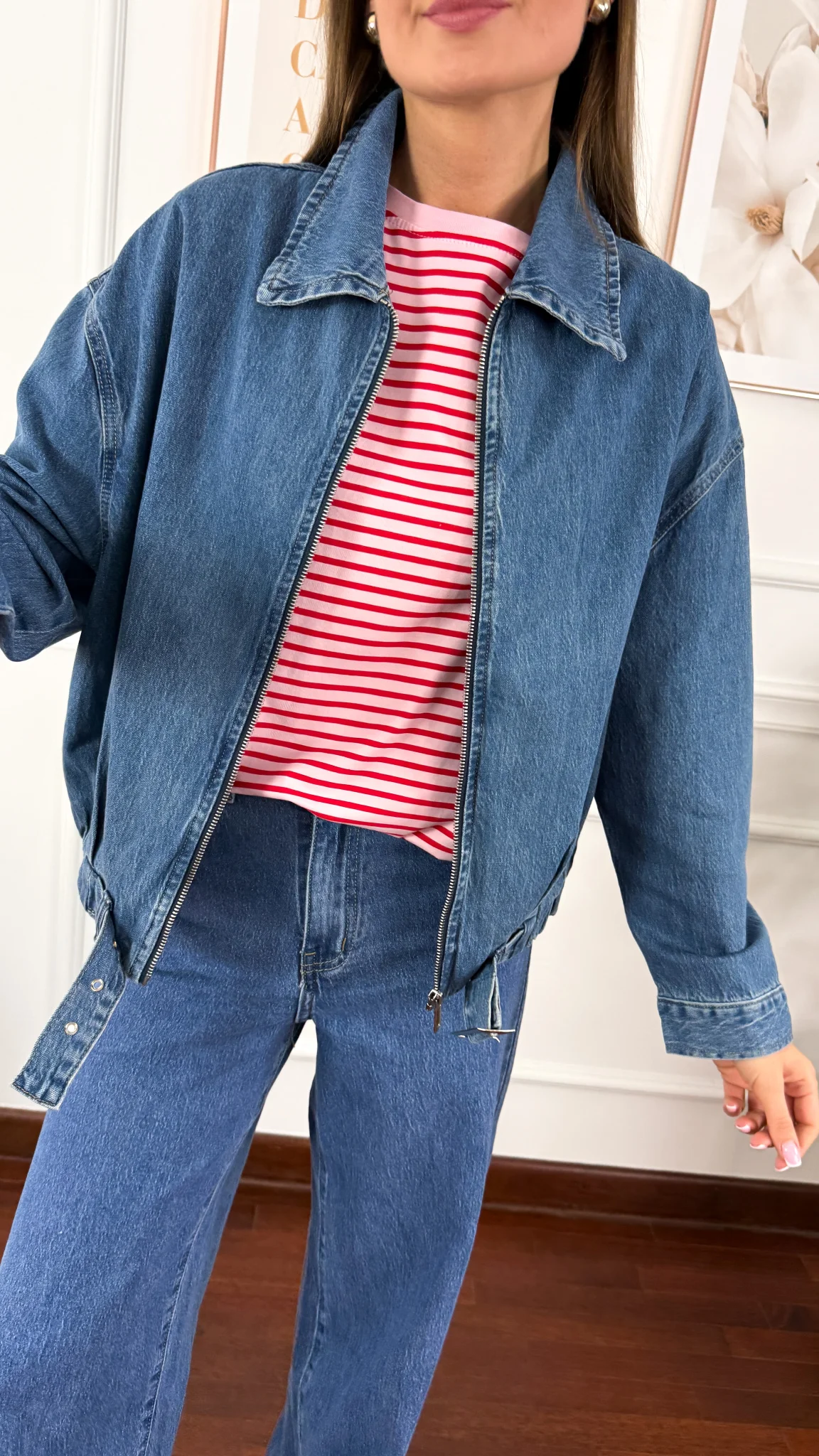 Bomberka Gerda denim