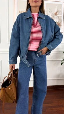 Bomberka Gerda denim