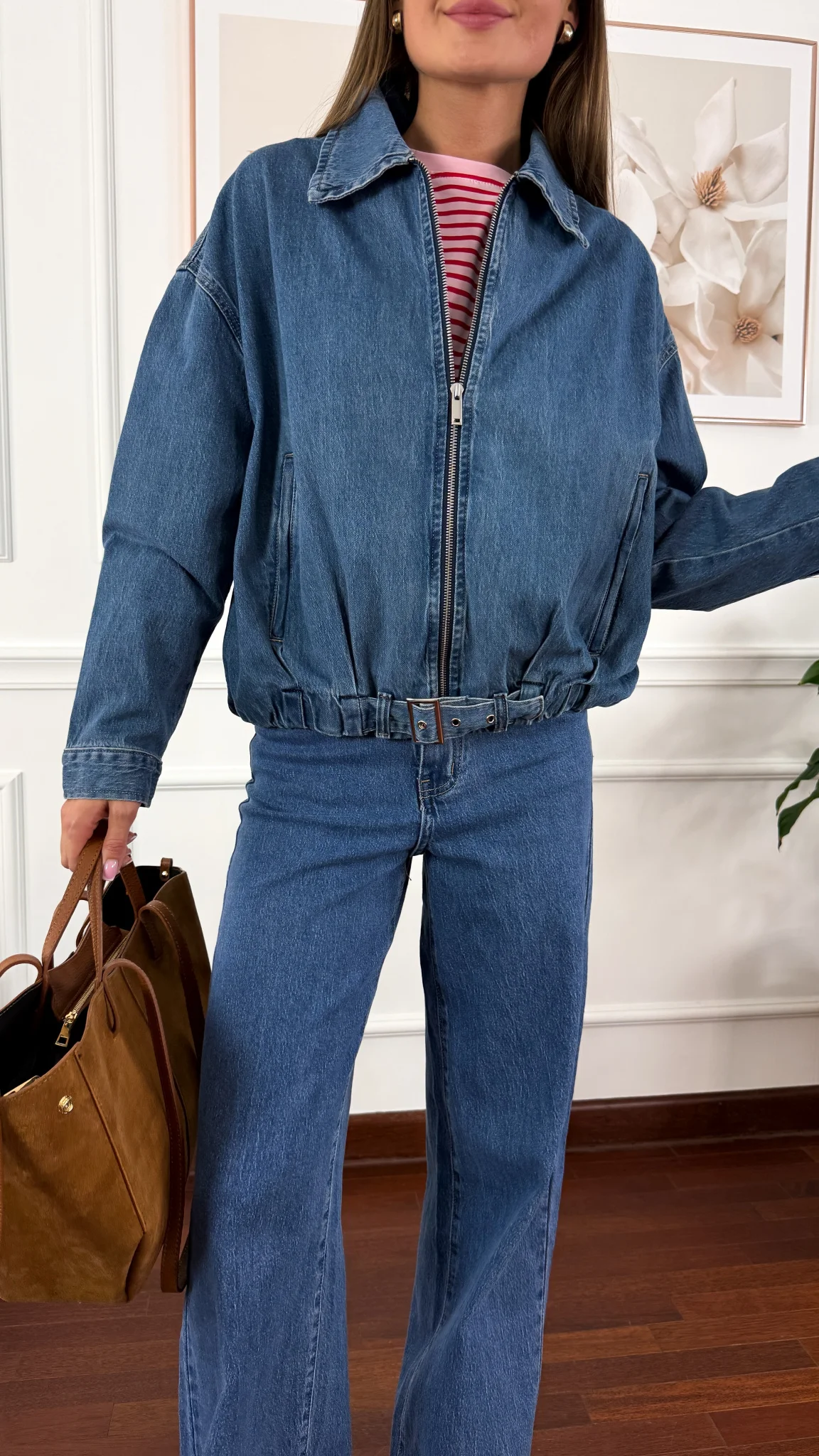 Bomberka Gerda denim