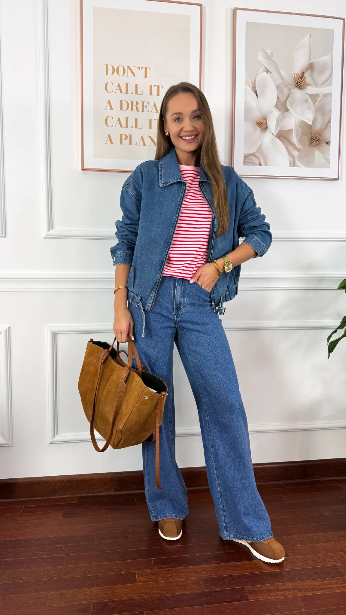 Bomberka Gerda denim