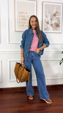 Bomberka Gerda denim