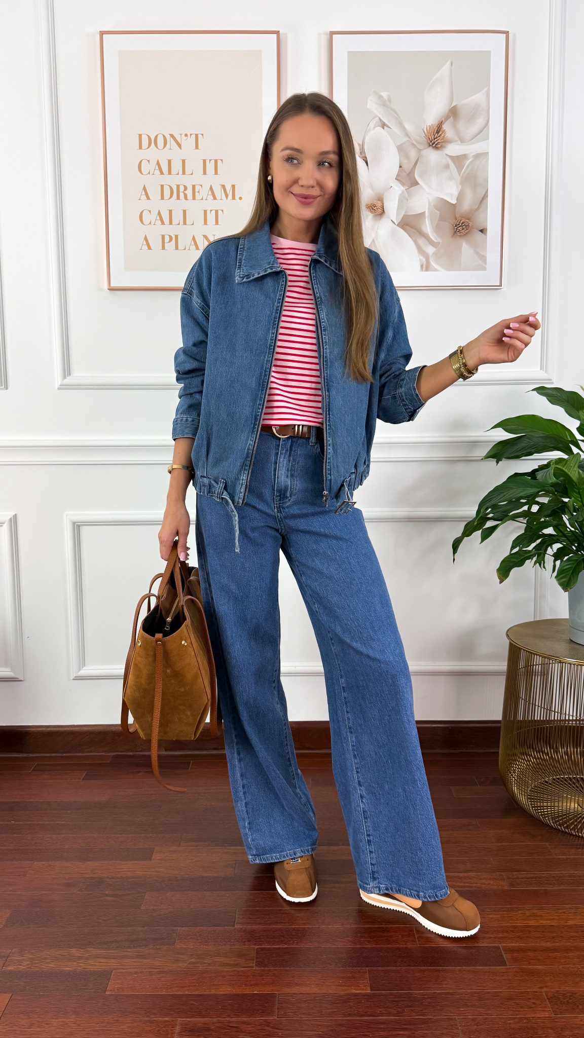 Bomberka Gerda denim