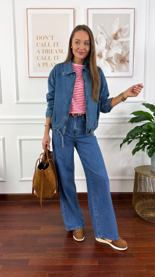 Bomberka Gerda denim