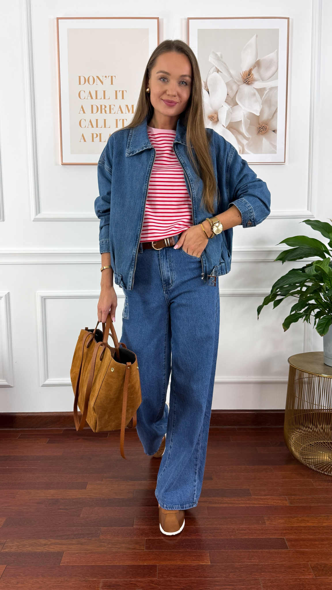 Bomberka Gerda denim