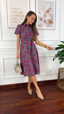 Bawełniana szmizjerka Christina flower