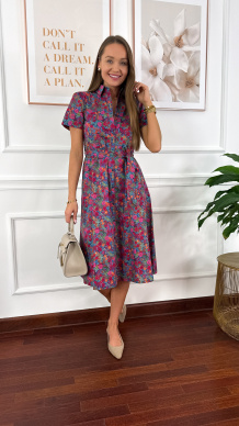 Bawełniana szmizjerka Christina flower