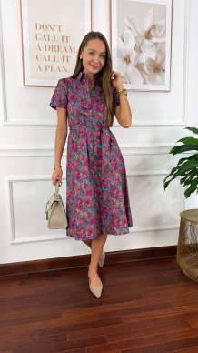 Bawełniana szmizjerka Christina flower