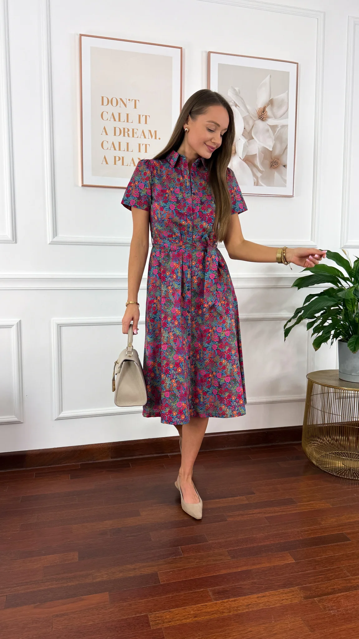 Bawełniana szmizjerka Christina flower