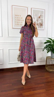 Bawełniana szmizjerka Christina flower