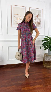 Bawełniana szmizjerka Christina flower