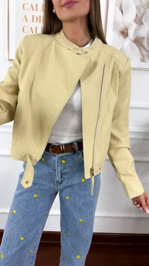 Kurtka Fleur żółta