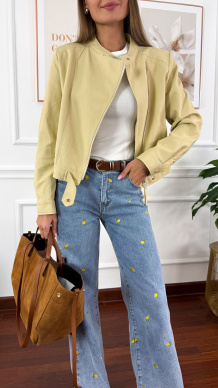 Kurtka Fleur żółta