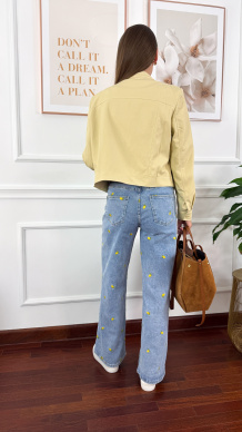 Kurtka Fleur żółta