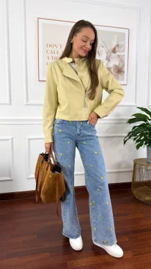 Kurtka Fleur żółta