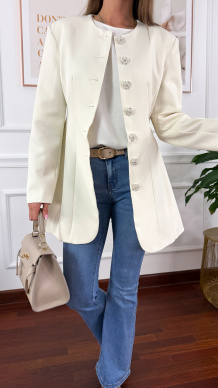 Marynarka Opal biała