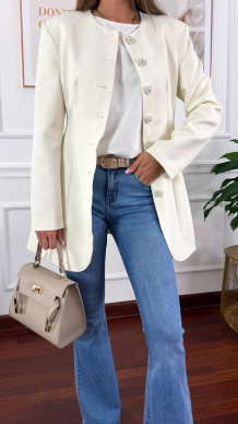 Marynarka Opal biała