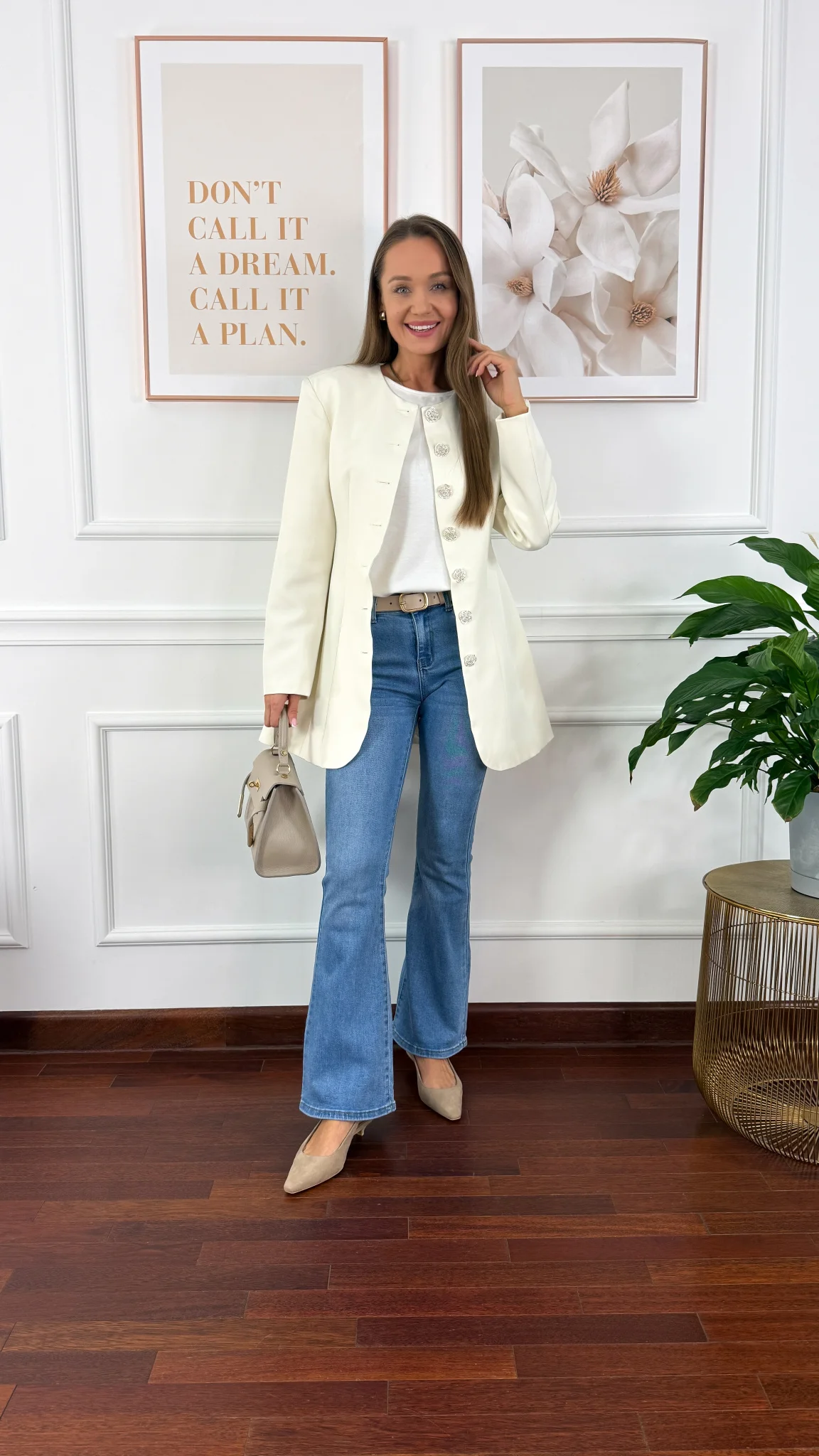 Marynarka Opal biała