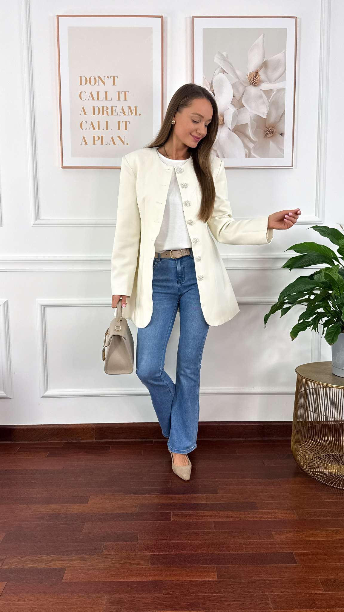 Marynarka Opal biała