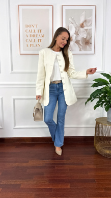 Marynarka Opal biała