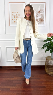 Marynarka Opal biała