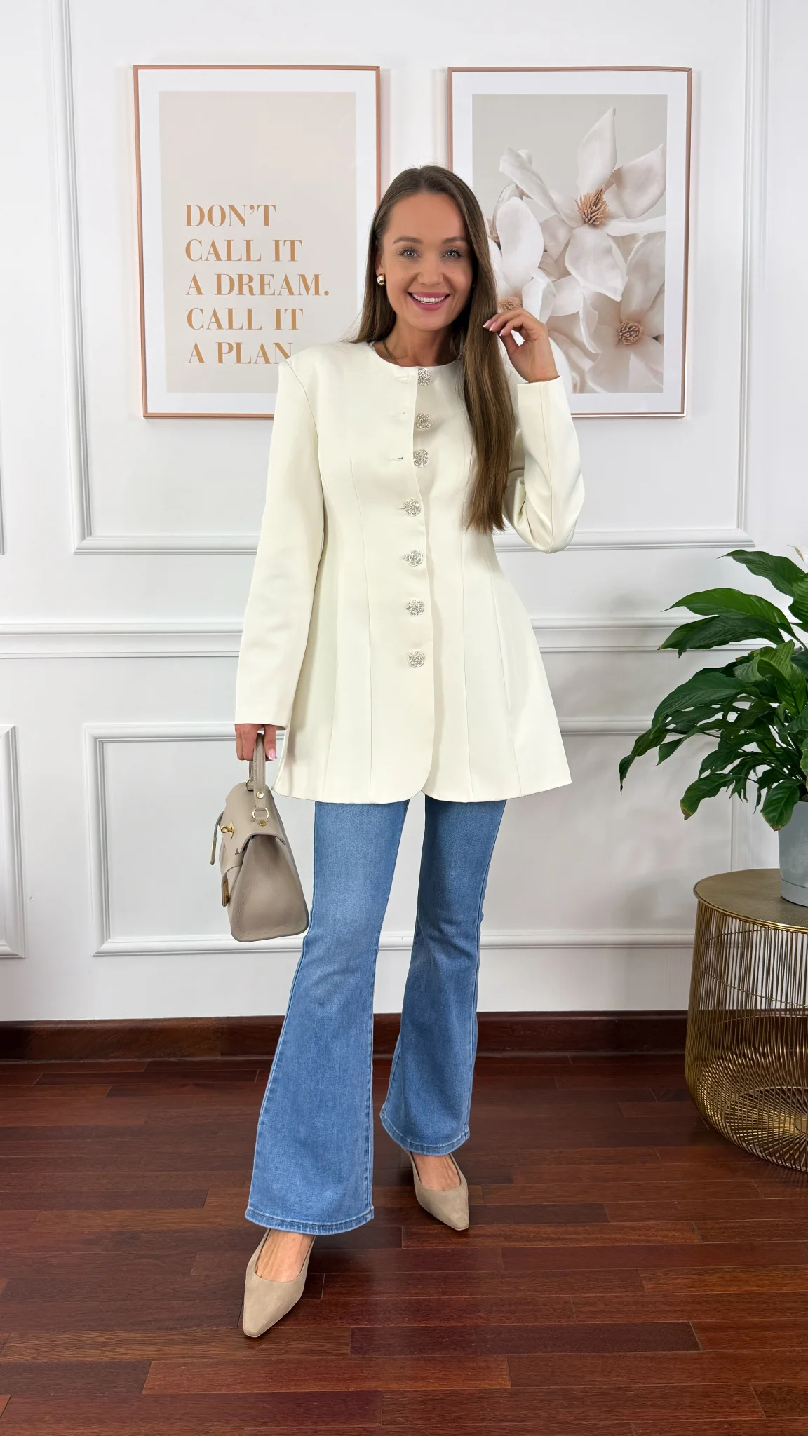 Marynarka Opal biała