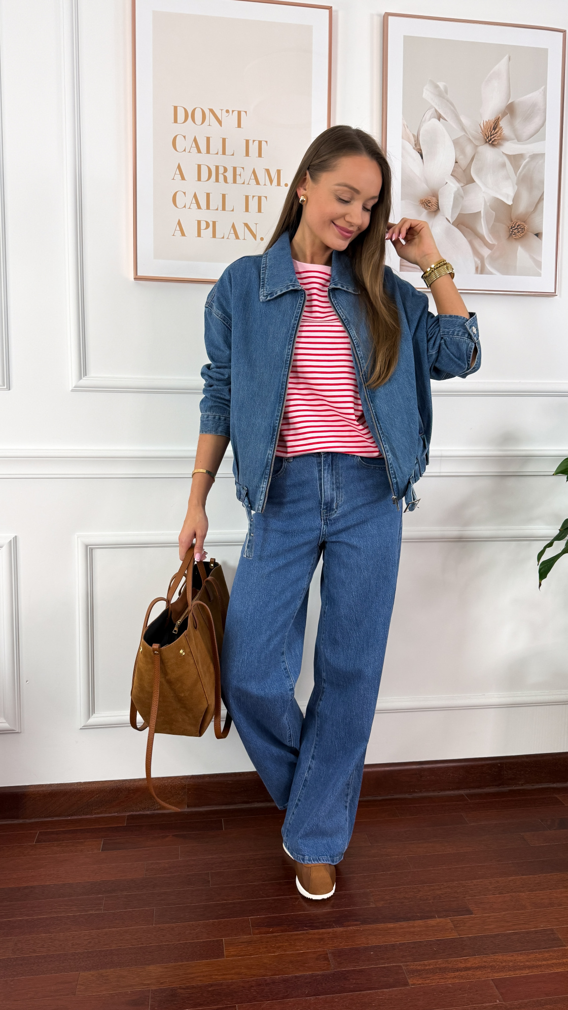 Spodnie wide leg Vanessa denim