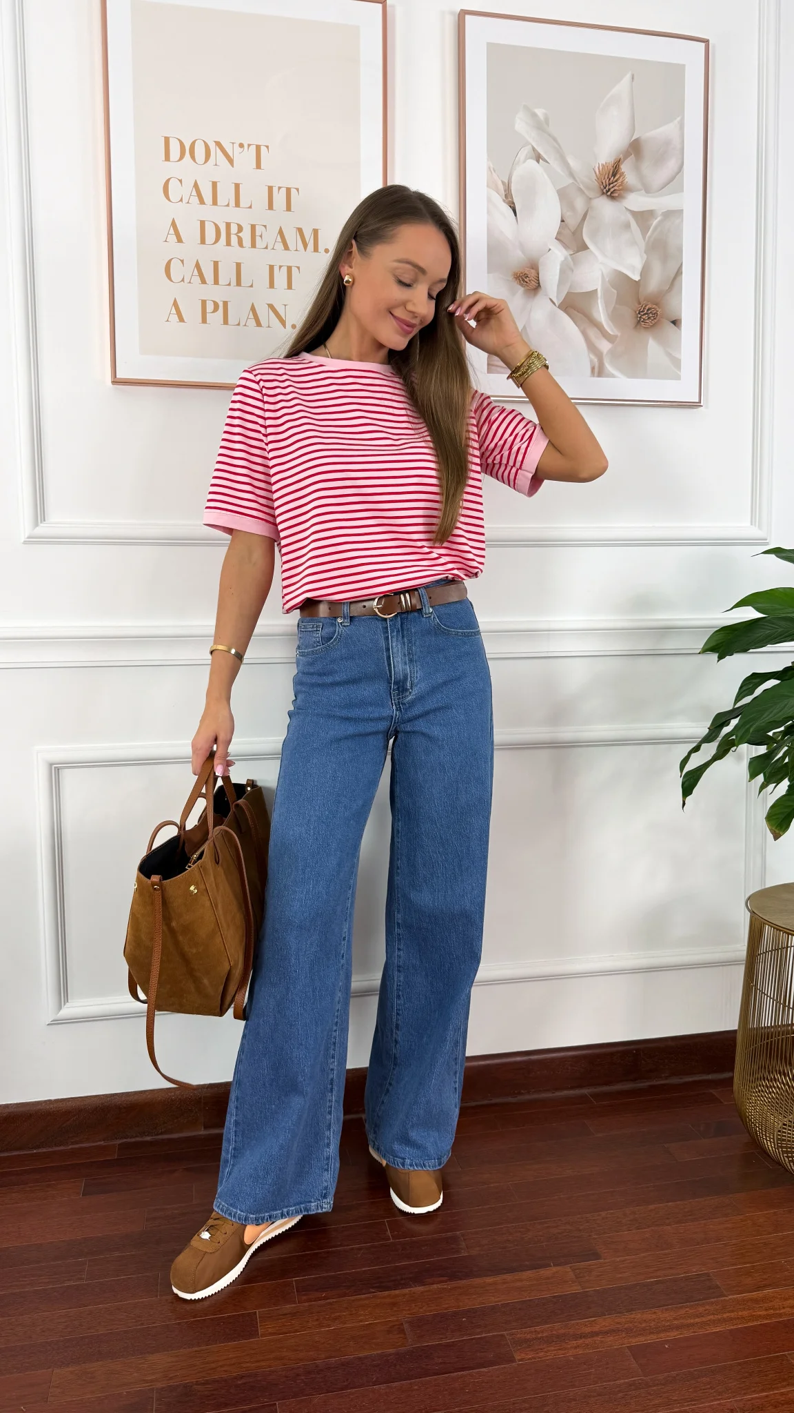 Spodnie wide leg Vanessa denim