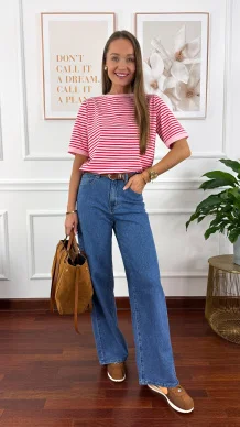 Spodnie wide leg Vanessa denim
