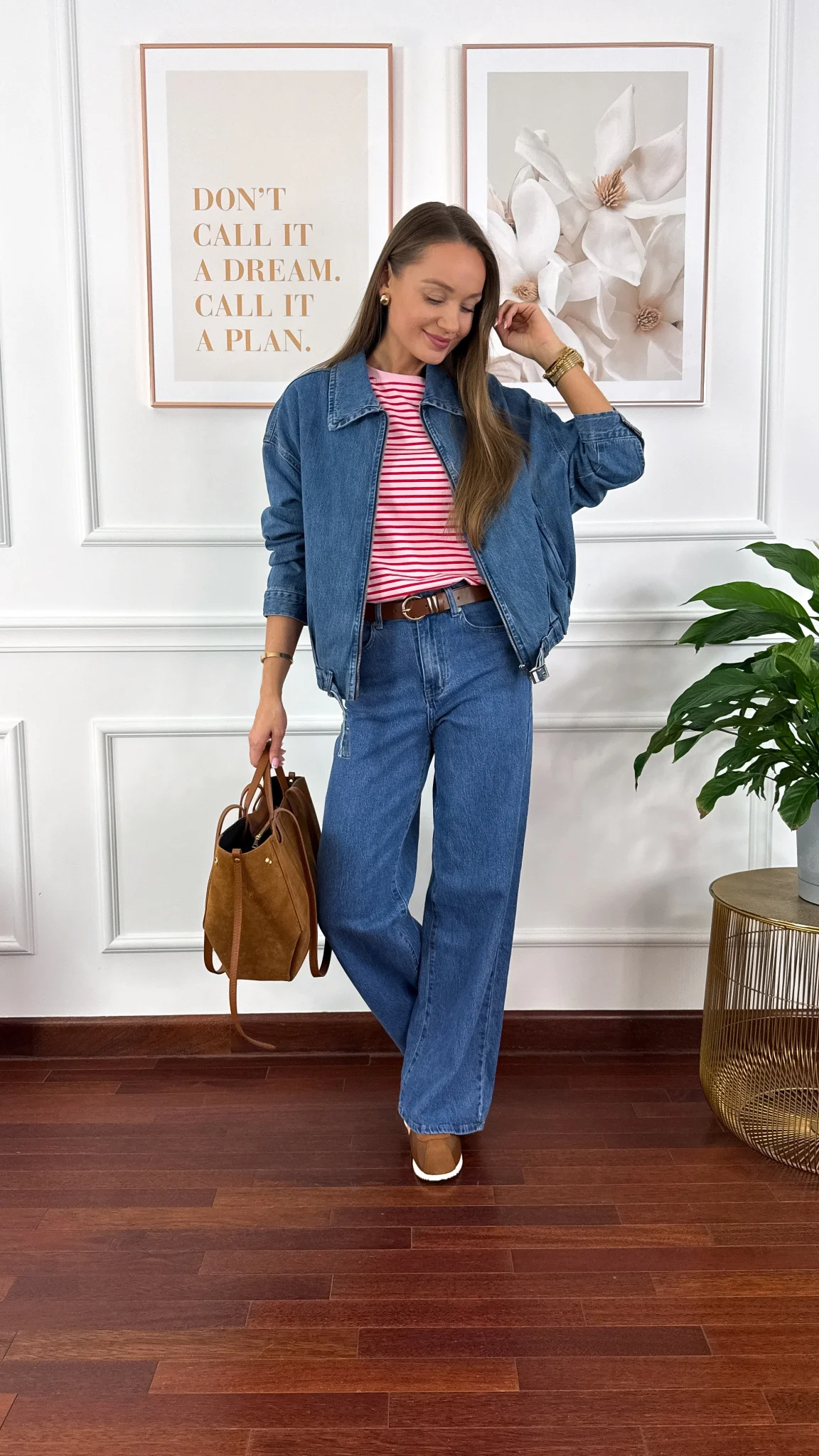 Spodnie wide leg Vanessa denim