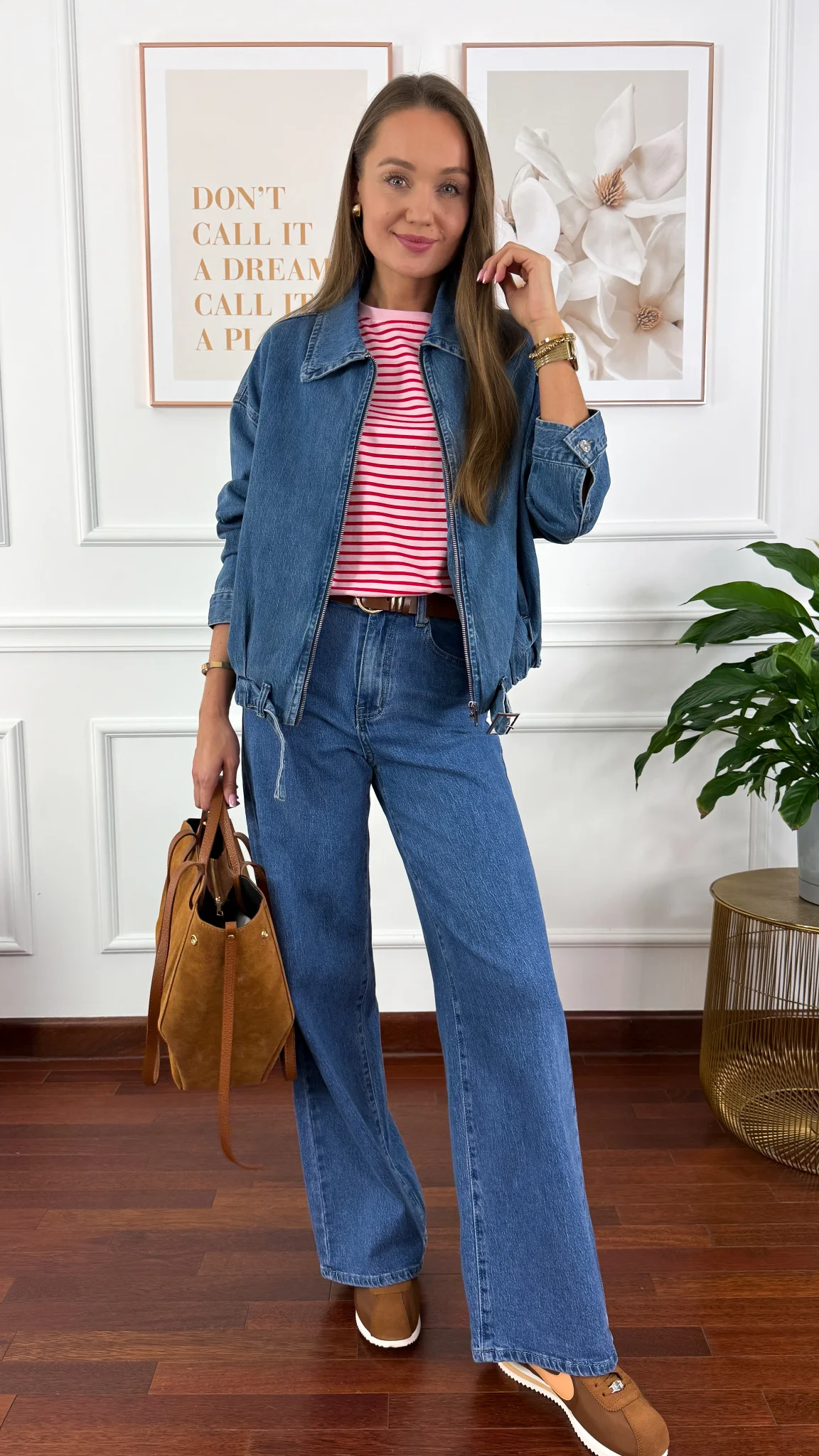Spodnie wide leg Vanessa denim