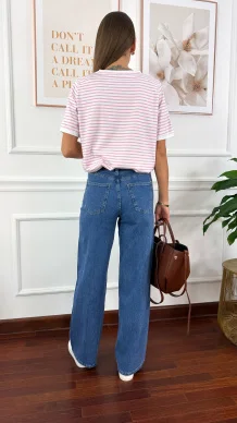 Spodnie wide leg Vanessa denim