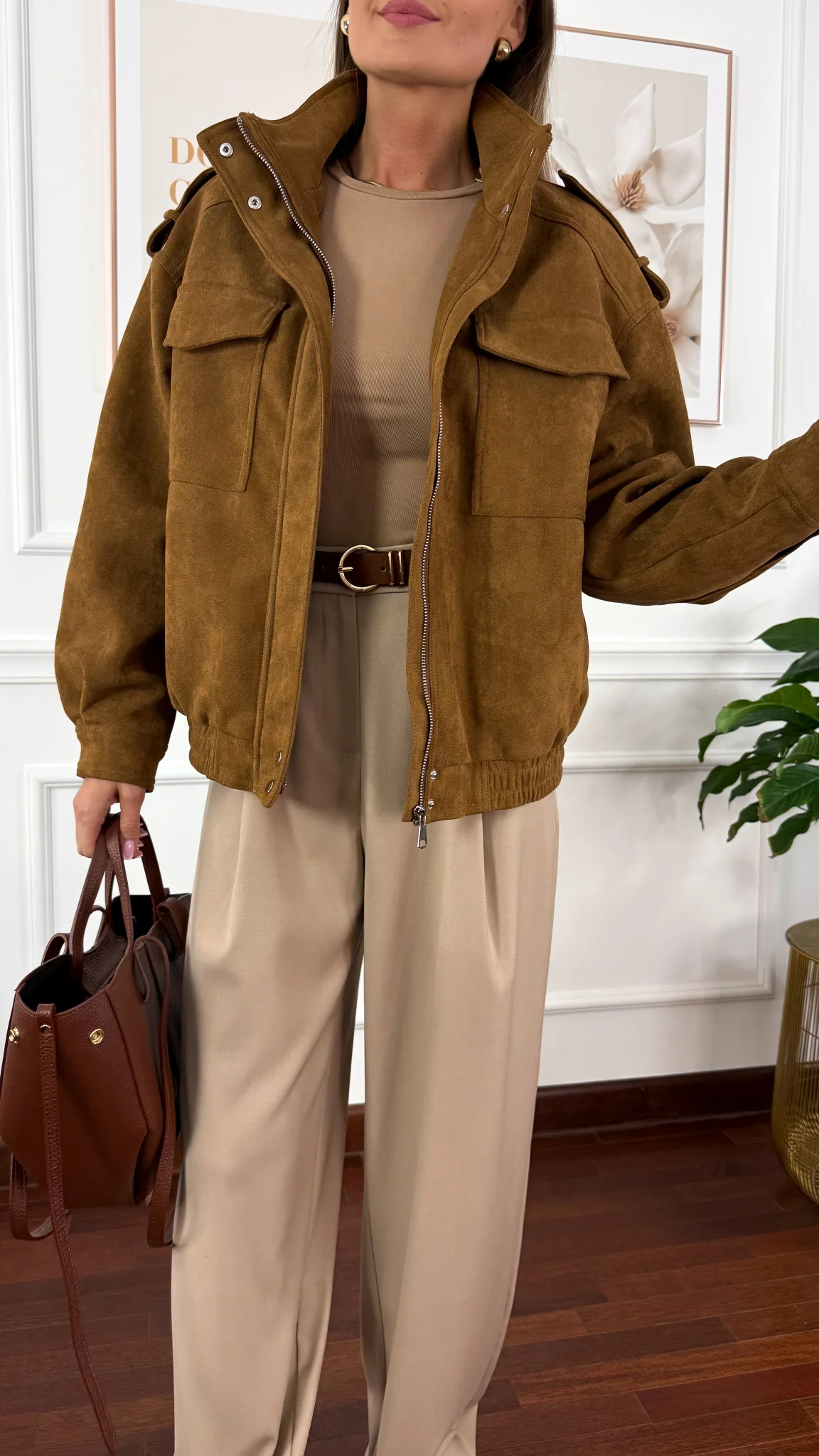 Kurtka Avel camelowa