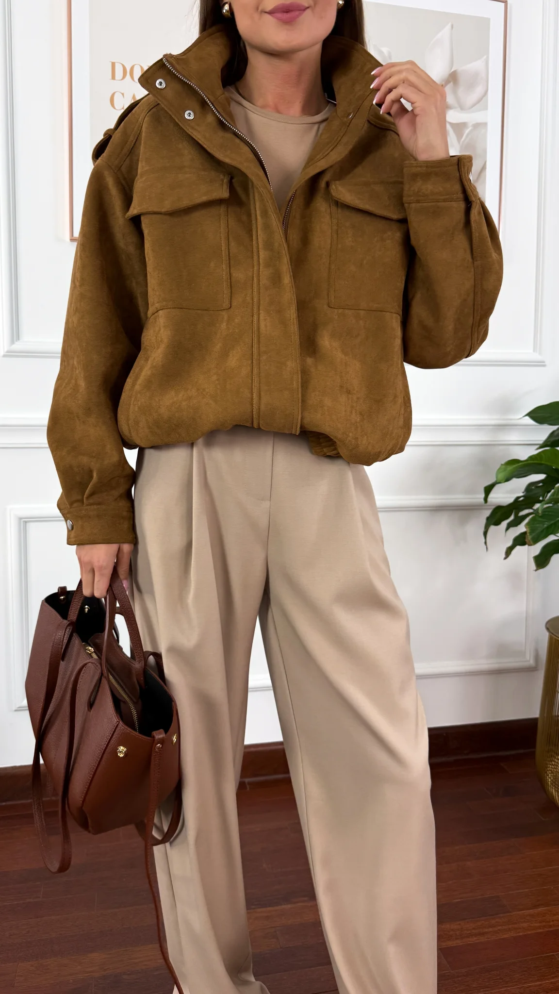 Kurtka Avel camelowa