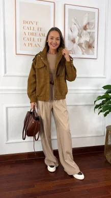 Kurtka Avel camelowa