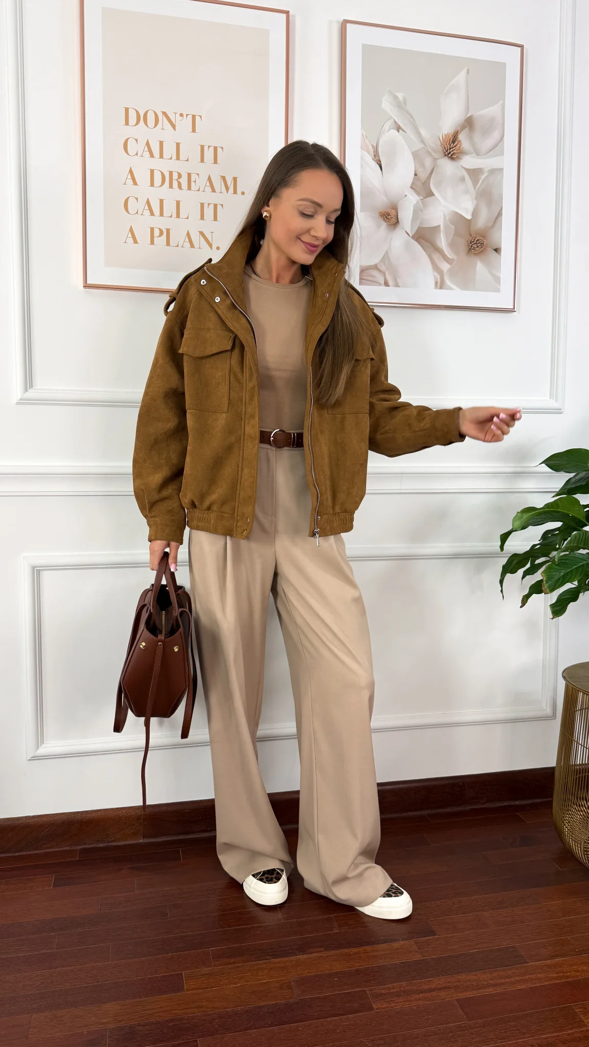 Kurtka Avel camelowa