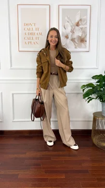 Kurtka Avel camelowa