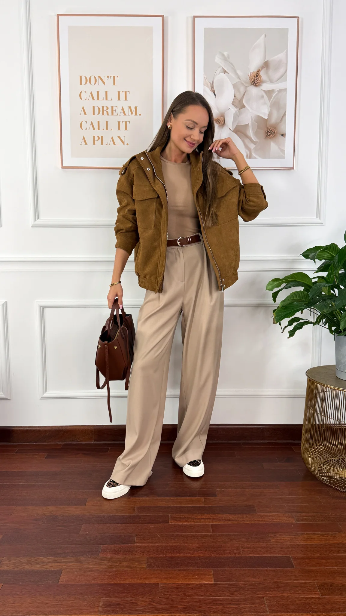 Kurtka Avel camelowa