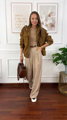 Kurtka Avel camelowa