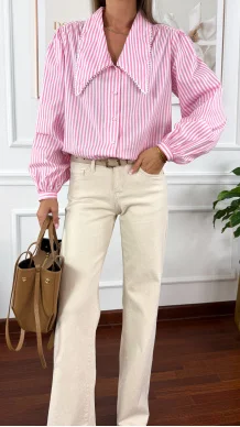 Spodnie Calma wide leg beżowe