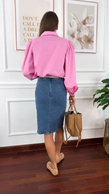 Spódnica midi Kiki denim