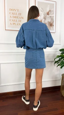 Spódniczko-szorty Frida denim