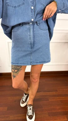 Spódniczko-szorty Frida denim