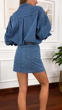 Spódniczko-szorty Frida denim