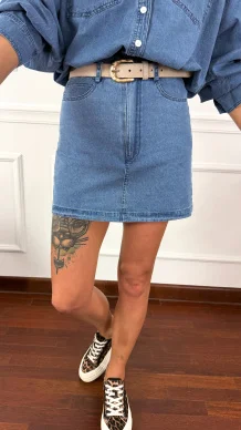 Spódniczko-szorty Frida denim