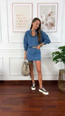 Spódniczko-szorty Frida denim