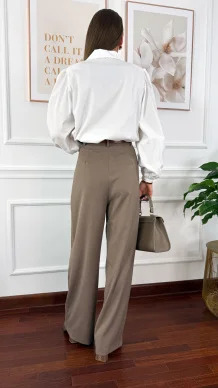 Bawełniana koszula Glow biała