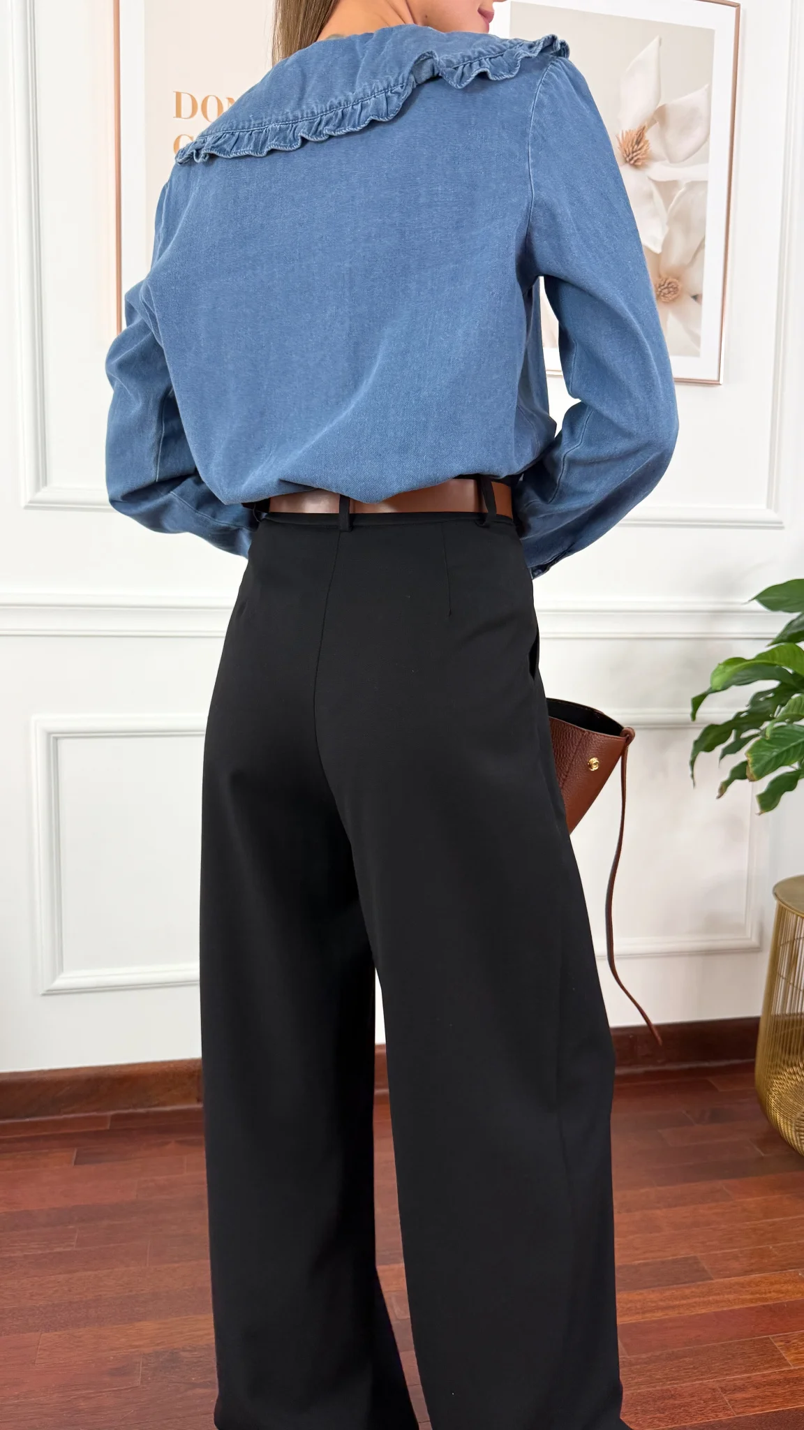 Bawełniana koszula Lila denim