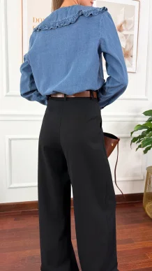 Bawełniana koszula Lila denim